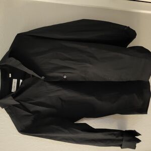 Calvin Klein Black Lightweight Shirt Jacket